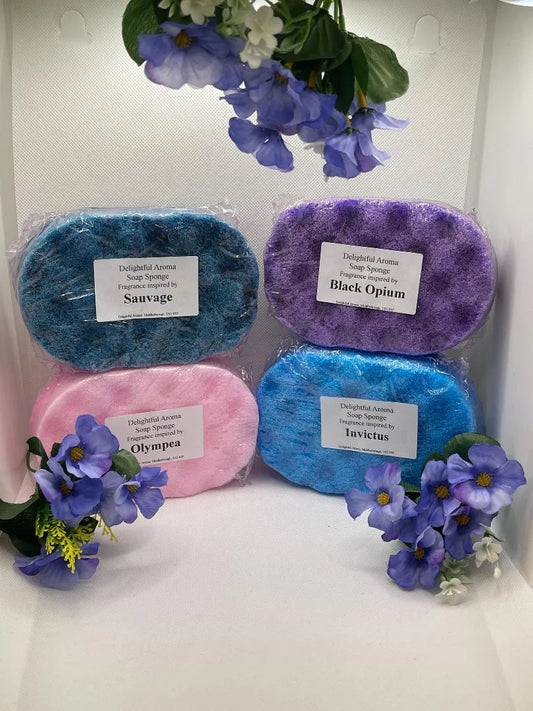 Mens Scented Soap Sponges